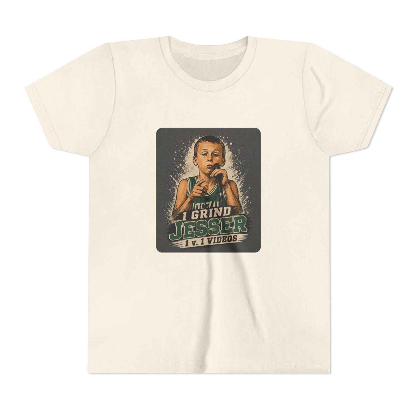 Youth Tee — Grind 1 v. 1 Jesser Videos - Jimmy V Tee