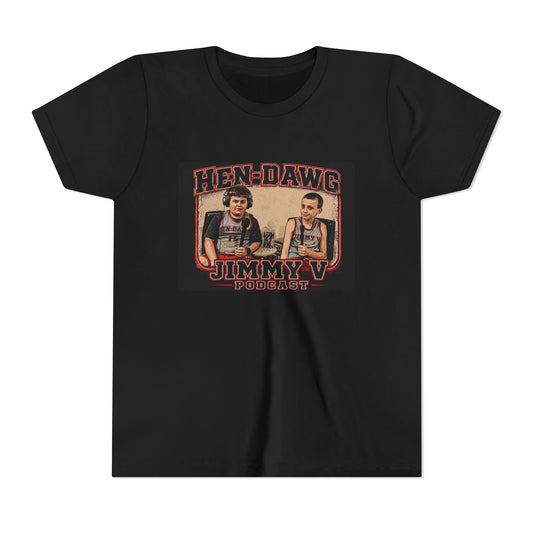 Youth Tee — HEN-DAWG Jimmy V Vintage Basketball Tee