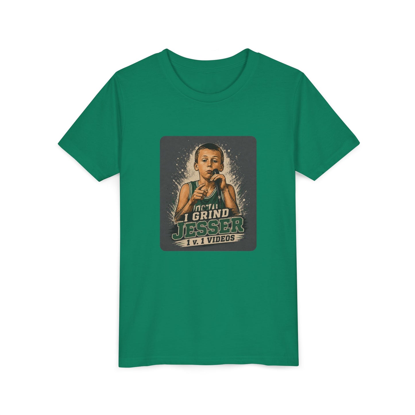 Youth Tee — Grind 1 v. 1 Jesser Videos - Jimmy V Tee