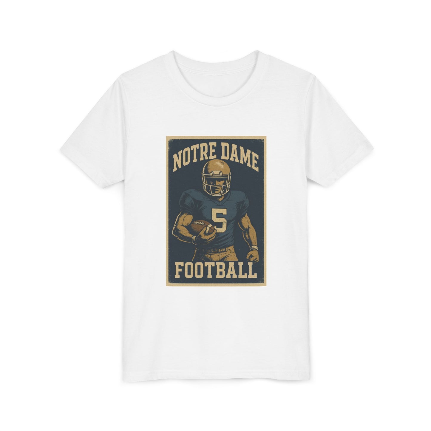 Notre Dame Football Youth Short Sleeve Tee - Perfect for Young Fans