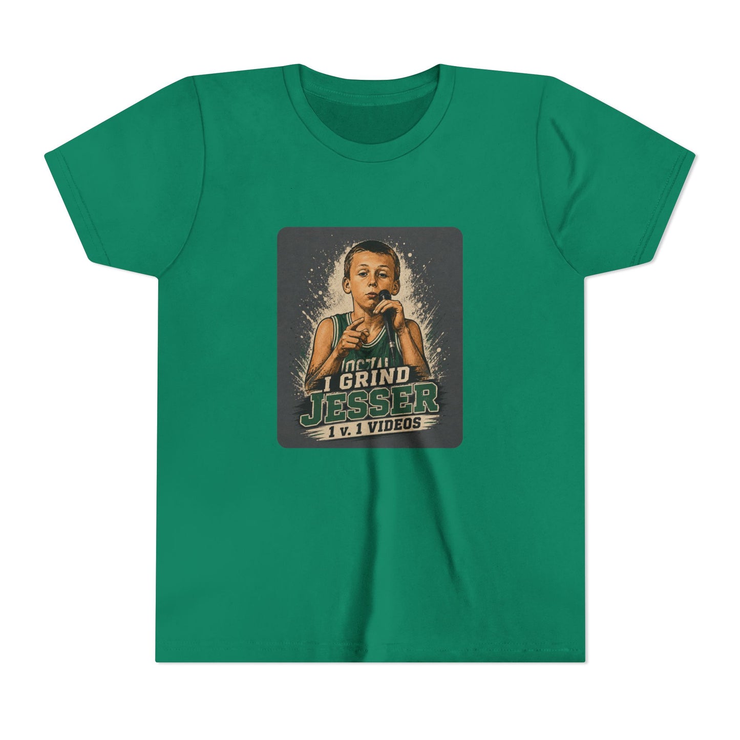 Youth Tee — Grind 1 v. 1 Jesser Videos - Jimmy V Tee