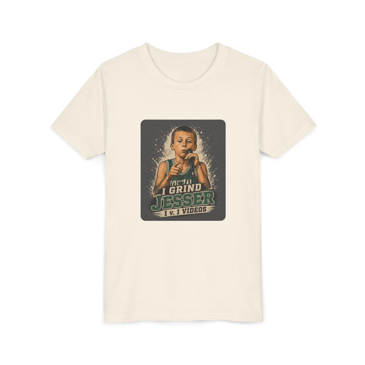 Youth Tee — Grind 1 v. 1 Jesser Videos - Jimmy V Tee