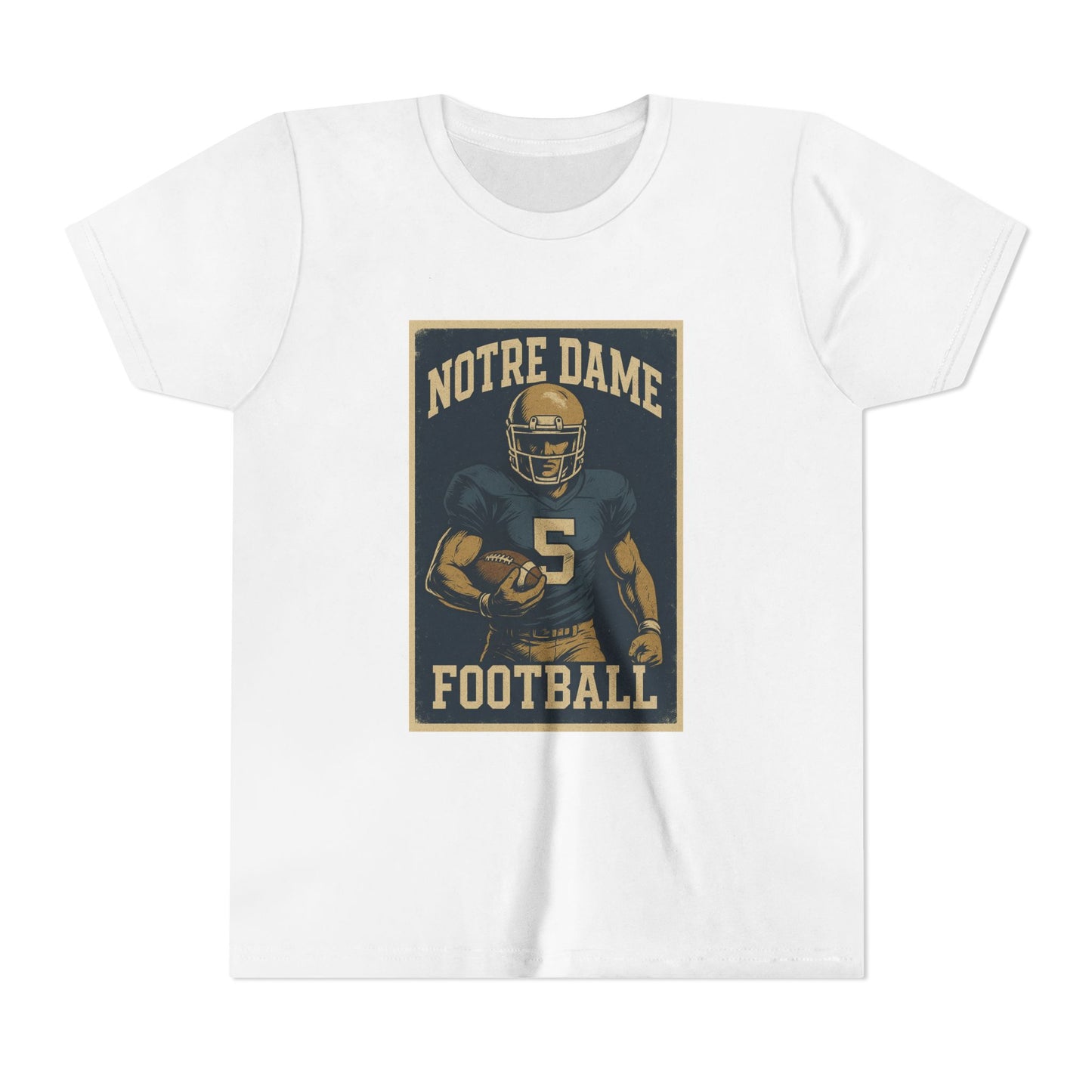 Notre Dame Football Youth Short Sleeve Tee - Perfect for Young Fans