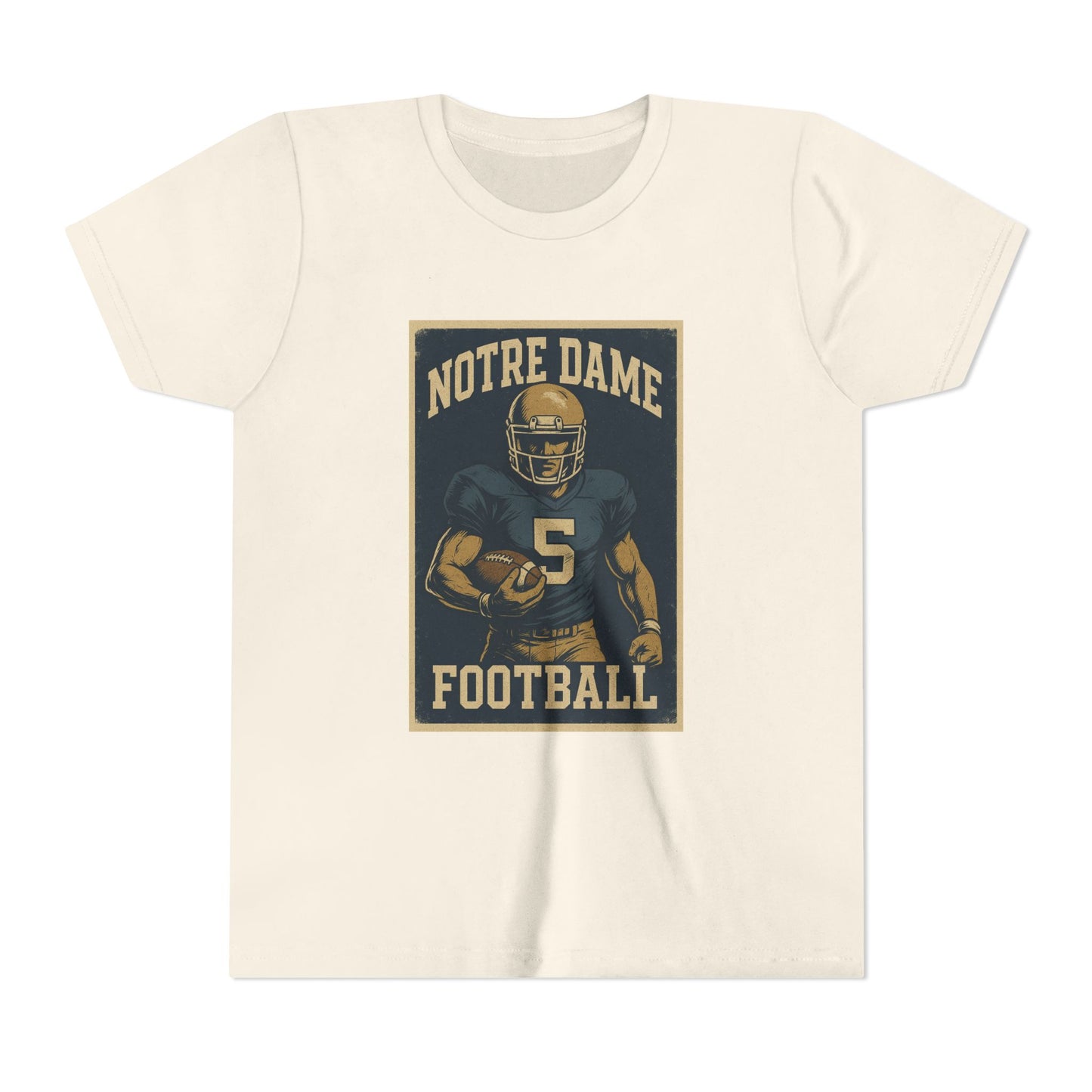Notre Dame Football Youth Short Sleeve Tee - Perfect for Young Fans